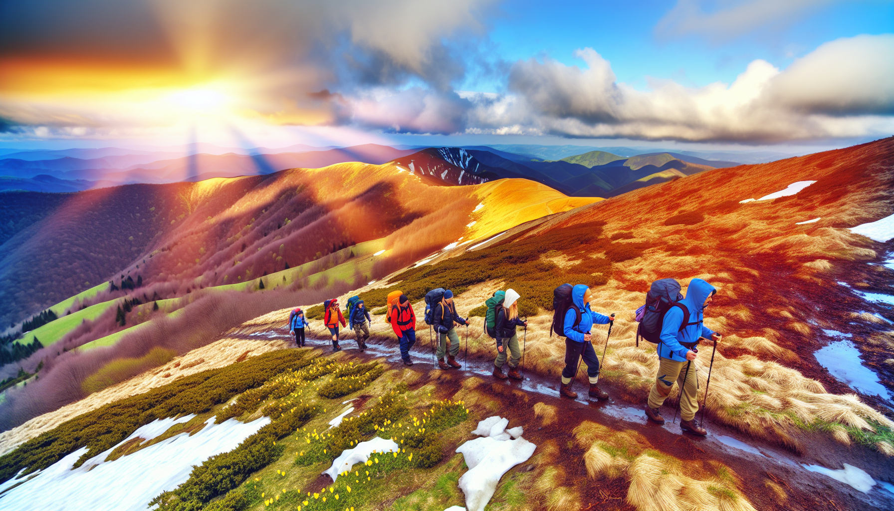 Frühling Wandern Ausrüstung: Wechselhaftes Wetter meistern