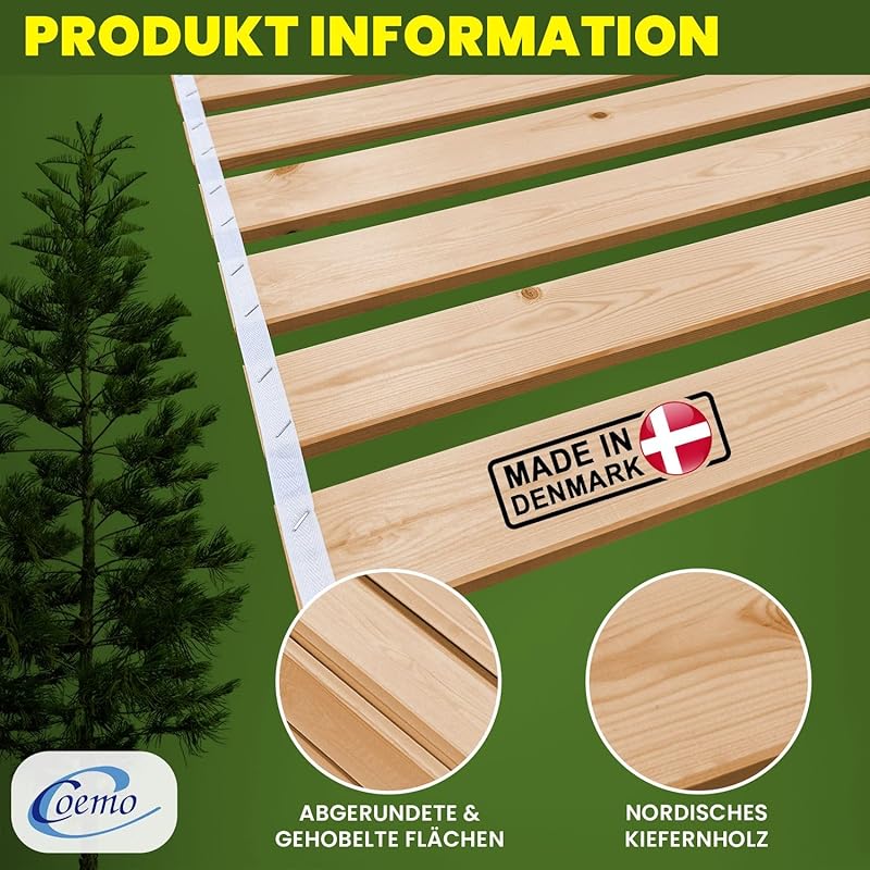 HÄUSSLING Rollbarer Lattenrost 140x200 cm