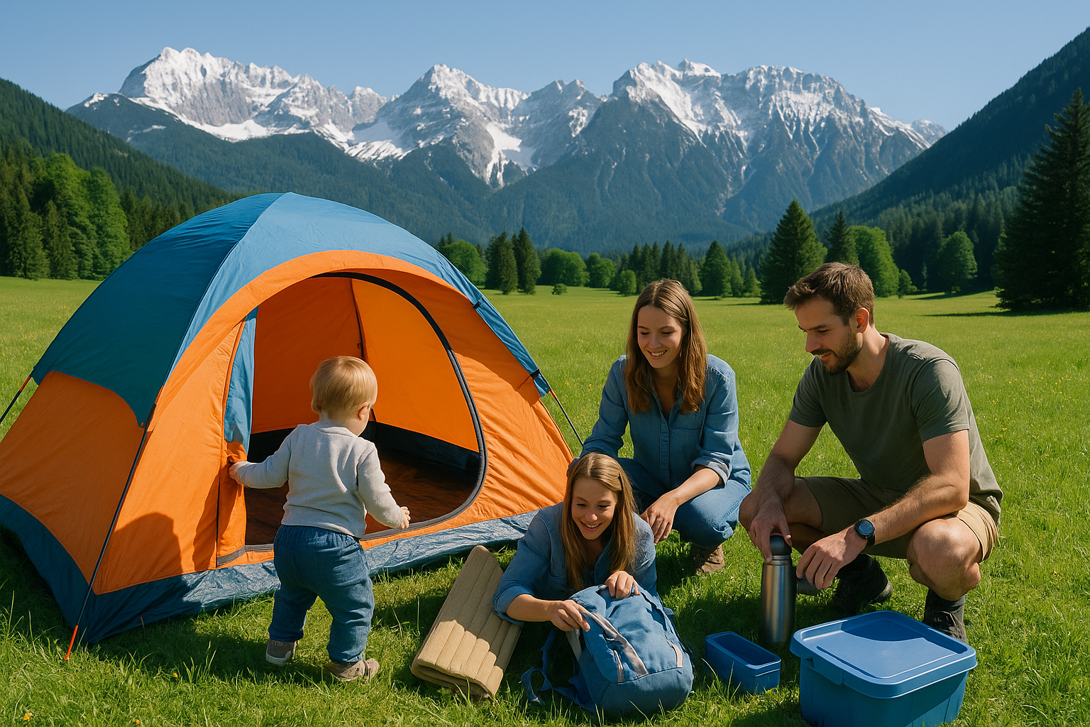 Camping mit Kleinkindern: Ausrüstung für 1-3 Jährige im Zelt