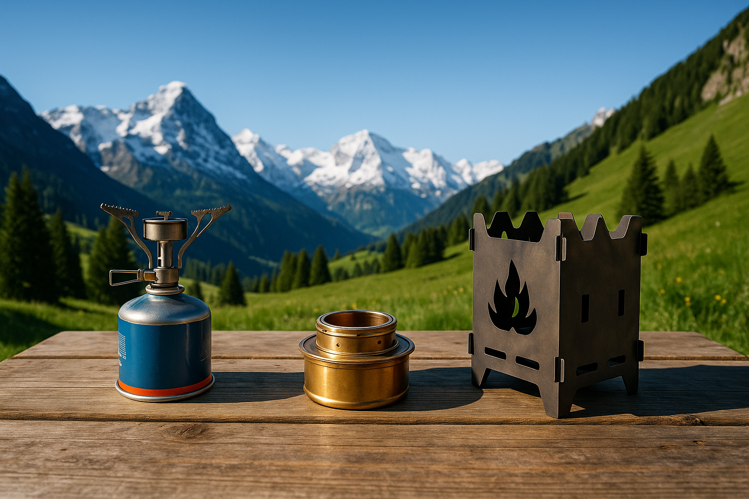Camping-Kocher im Test: Gas, Spiritus oder Holz?